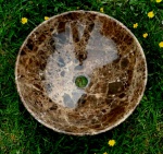 MAŁA UMYWALKA KAMIENNA Z EMPERADOR DARK, UMYWALKA Z KAMIENIA